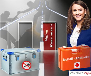 Die Notfallapotheke bei Rückfallgefahr bei der Raucherentwöhnung: owi Praxis für Raucherentwöhnung mit Hypnose und Laserakupunktur - Winterthur, Zürich, Aargau, Thurgau, St. Gallen, Schaffhausen, Schweiz