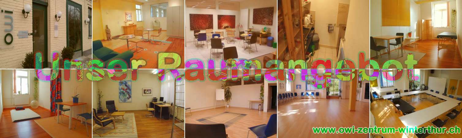 Das owi zentrum winterthur vermietet Praxisräume, Seminarräume. Besprechungsräume - Partner von owi Praxis für Veränderungscoaching und Raucherentwöhnung - www.ch-rauchstop.ch
